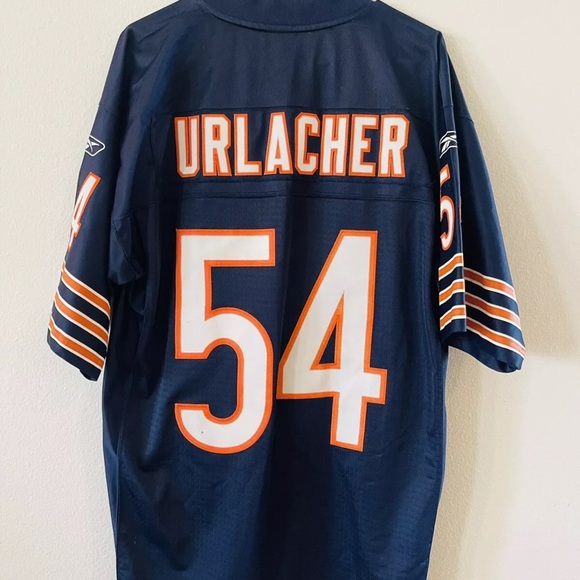 Vintage authentic chicago bears brian urlacher jersey blue size large +2 - Picture 6 of 7